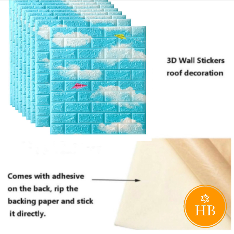 Miếng xốp dán tường hiệu ứng 3D chống ẩm hình hoạt hình