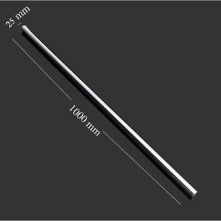 Trục thép Inox tròn đặc đường kính phi 25mm dài 1000mm dùng làm thanh trượt máy CNC, chuyển động tuyến tính