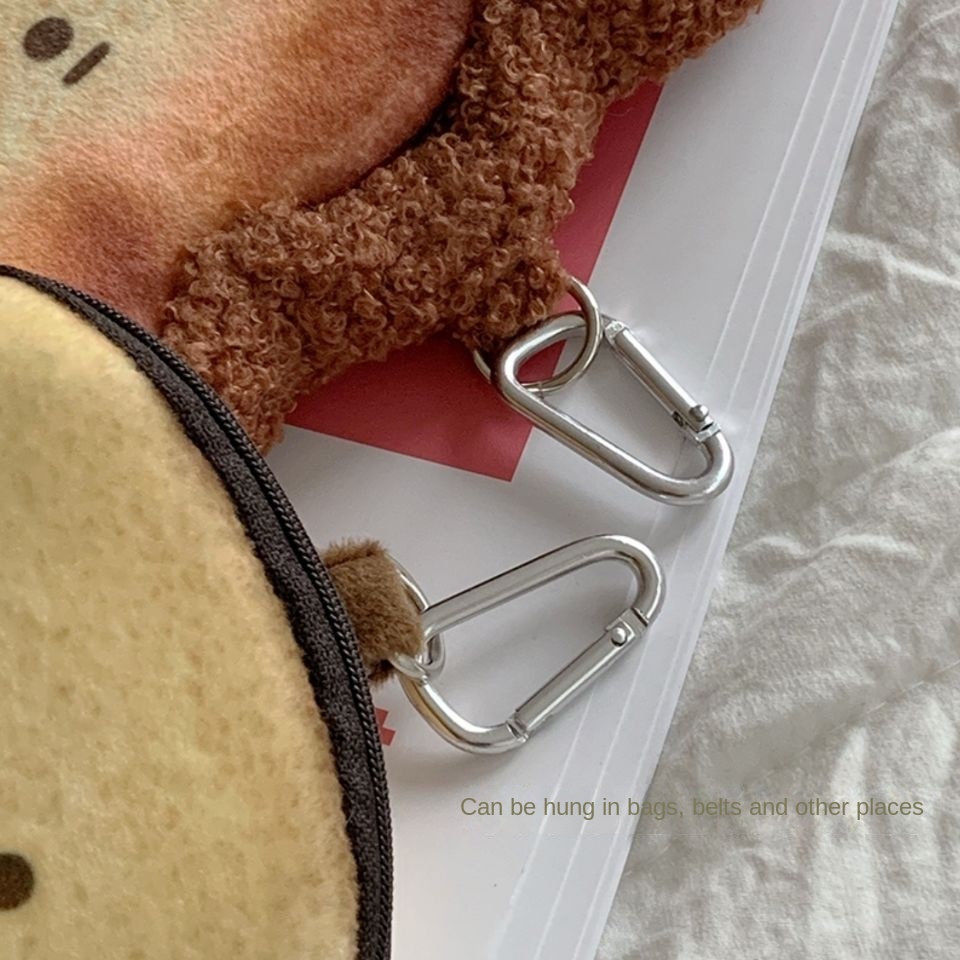 Túi Đeo Chéo Hình Bánh Mì Nướng Hoạt Hình Dễ Thương