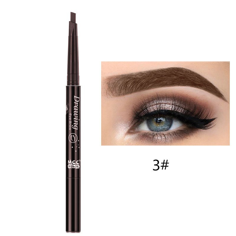 [Hàng mới về] Bút Kẻ Lông Mày Hai Đầu Xoay Tự Động Chống Thấm Nước Không Nhòe Dễ Lên Màu | BigBuy360 - bigbuy360.vn