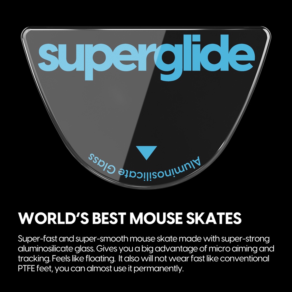 Feet chuột Pulsar Superglide - Logitech G303 Shroud - Hàng Chính Hãng