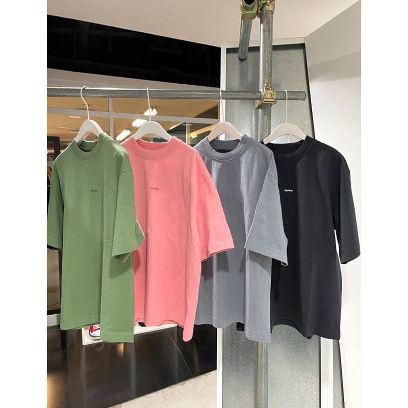 Áo Thun Tay Ngắn Chất Liệu cotton In logo Nhỏ Nhắn Xinh Xắn