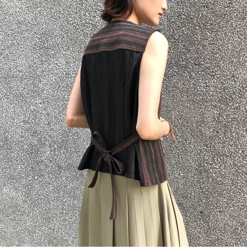 Western suede vest - áo vest nữ sát nách da lộn