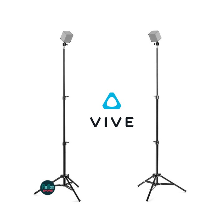 Bộ 2 chân đứng nhôm cao 2.9m 2.6m 2m đầu kim loại xoay đa chiều cho kính thực tế ảo HTC VIVE