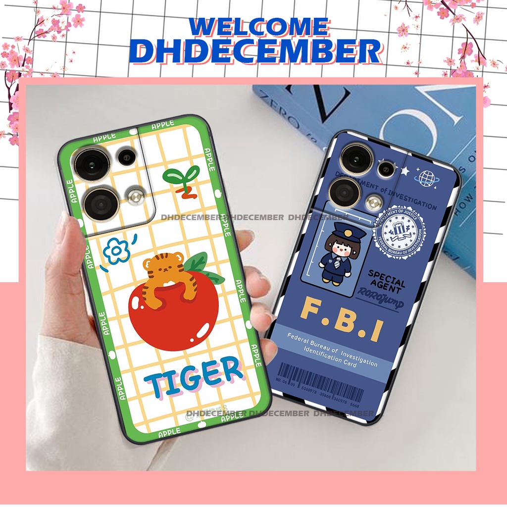 Ốp lưng Oppo RENO 8 5G - BẢO VỆ CAMERA in hình 3D GẤU HỒNG-GẤU BEER -CỰC XINH-RẺ