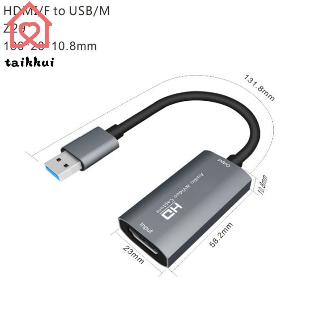 Thiết Bị Ghi Hình Video Usb 3.0 Hdmi Cho Ps4 Dvd Camera Live 5.0