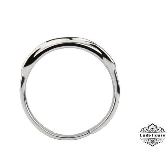 Nhẫn đeo tay chất liệu hợp kim thiết kế đơn giản thời trang cho cả nam và nữ