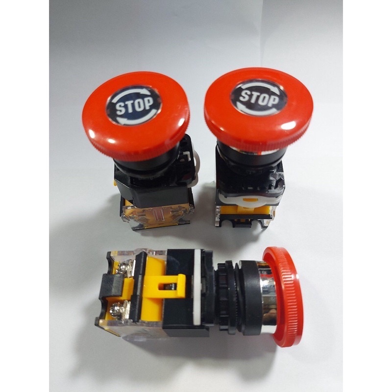 Nút ấn dừng khẩn Stop Nút dừng khẩn phi 25
