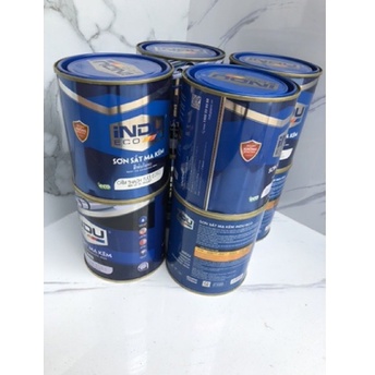 Sơn mạ kẽm Kim Khí Dũng Thuý sơn sắt mạ kẽm Indu hộp 750ml sơn kẽm chính hãng