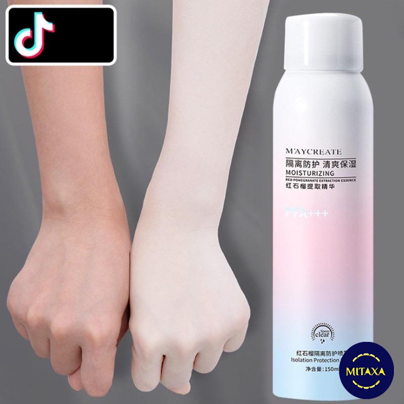 Xịt chống nắng trắng da chính hãng Maycreate 150ml hàng nội địa Trung | BigBuy360 - bigbuy360.vn