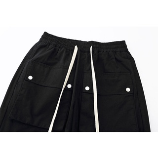 Quần Cargo Pants Black Cạp Chun