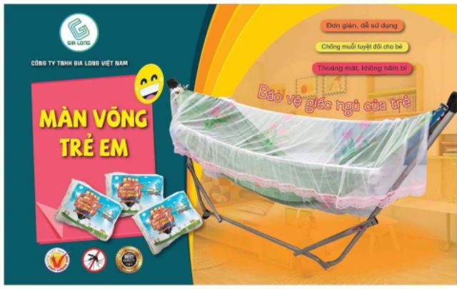 combo 10 bộ Mùng màn chụp võng chống muỗi cho bé