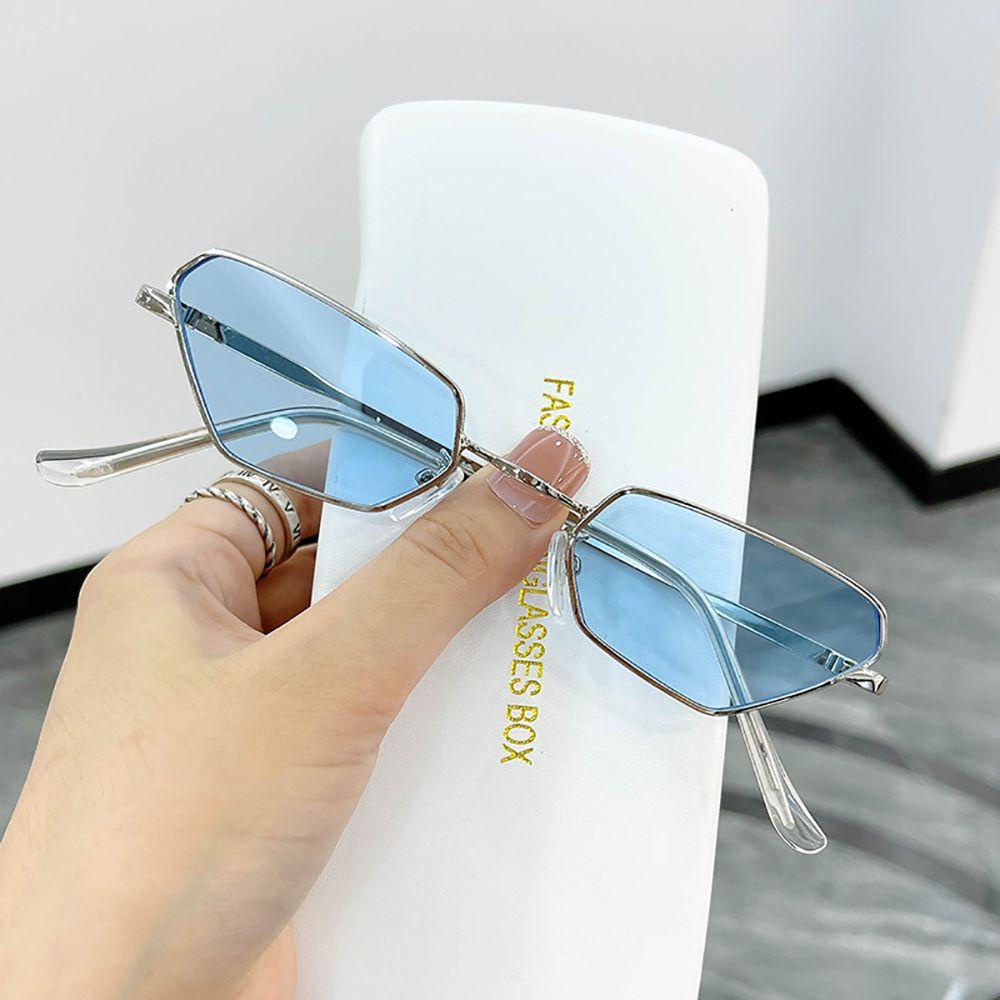Kính Mắt Mèo Tròng Đa Giác Chống Bức Xạ / Tia UV Bảo Vệ Mắt Cho Nam Và Nữ
