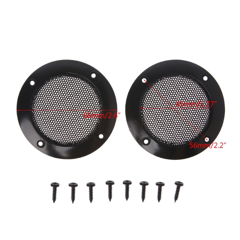 2 Tấm Lưới Bảo Vệ Loa Kích Thước 2 Inch Cho Xe Hơi