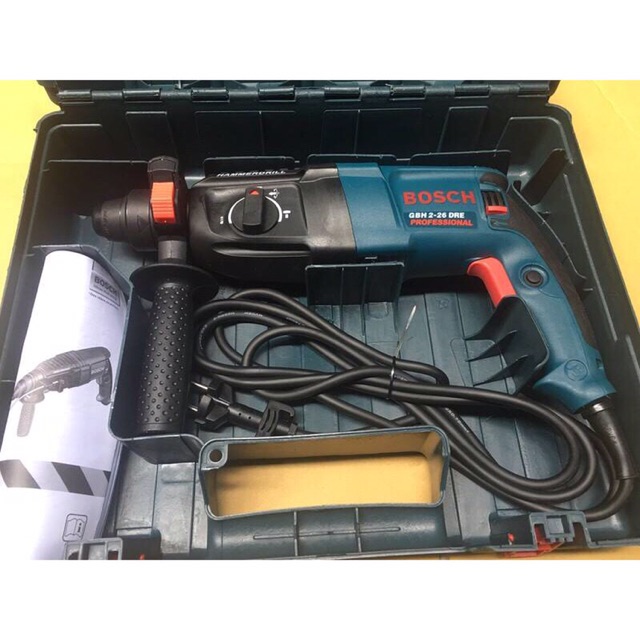 Máy khoan BOSH 2-26 DRE hộp lớn dùng để khoan bê tông , tường , gỗ