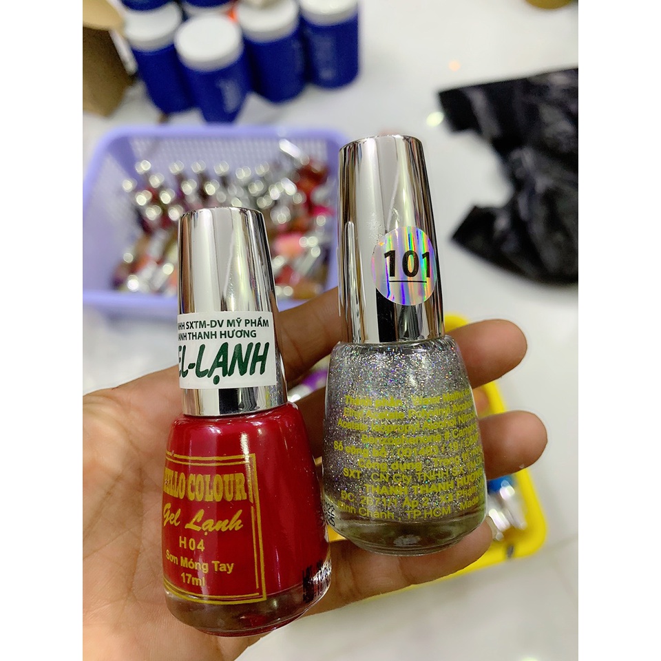Sơn móng tay Gel lạnh HELLO 17ml  bảng 1