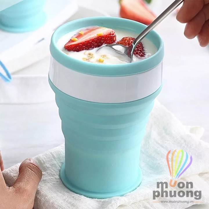 Ly uống nước silicone xếp gọn 200-350ml - MUÔN PHƯƠNG SHOP | BigBuy360 - bigbuy360.vn