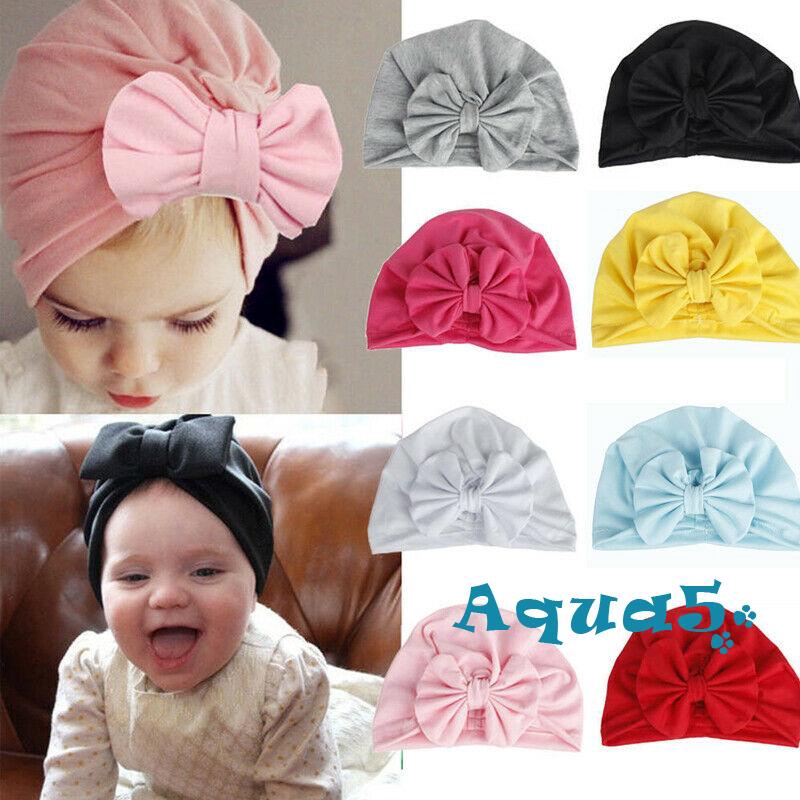 Mũ Beanie 8 Màu Dễ Thương Cho Trẻ Sơ Sinh