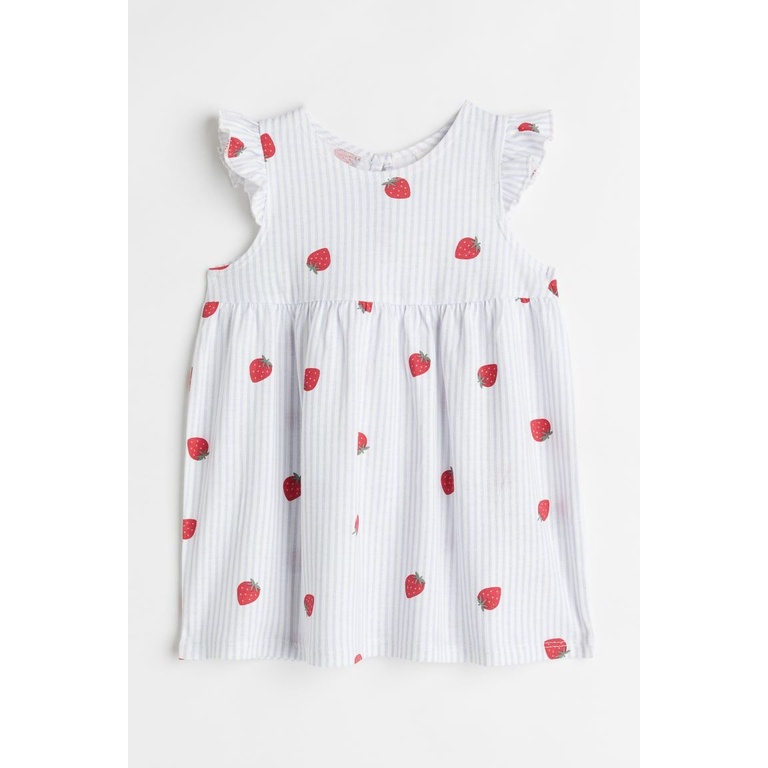 Váy cánh tiên vàng hồng hoa xanh HM H&M_hàng chính hãng authentic