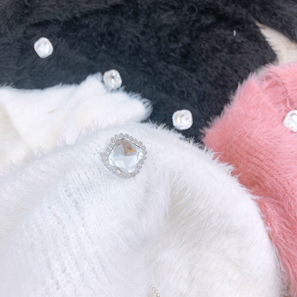 Áo len caridgan lông thỏ siêu mềm