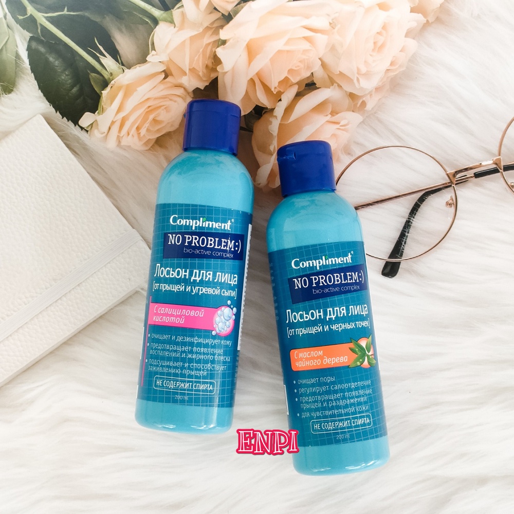 Toner Compliment No Problem làm sạch sâu, kiềm dầu cho da mụn