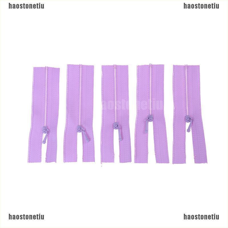 Set 5 Dây Khóa Kéo Mini Dùng May Quần Áo Búp Bê DIY