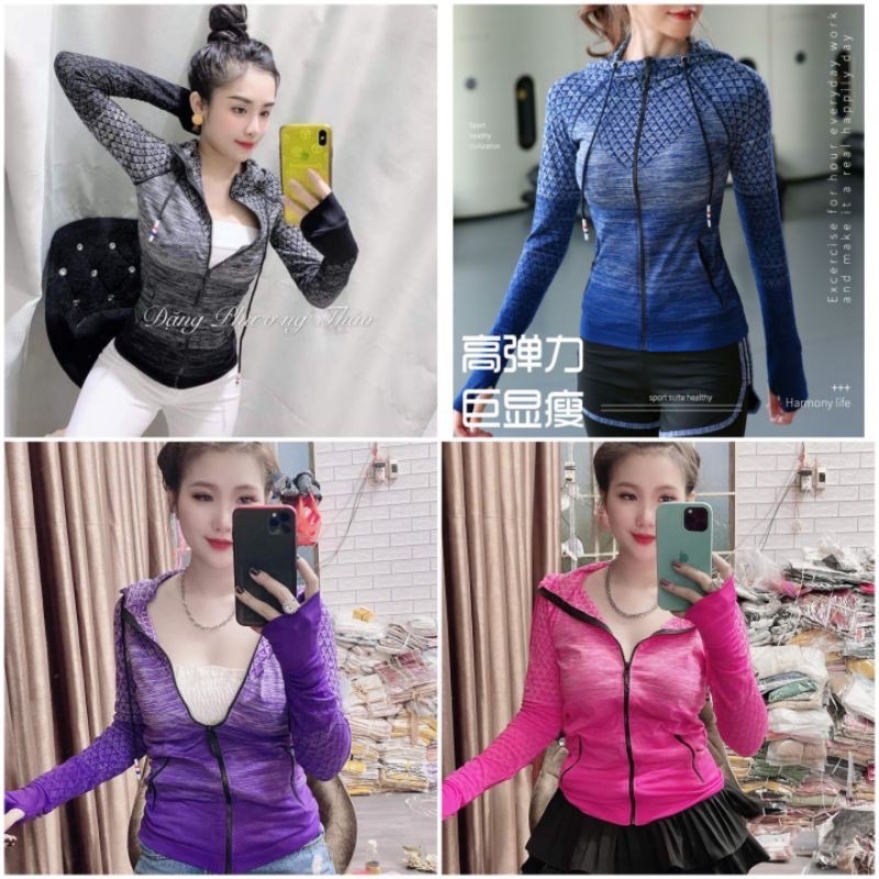 Áo Khoác Nữ Thể Thao Nữ Tập Gym,Yoga Thể Thao Cao Cấp