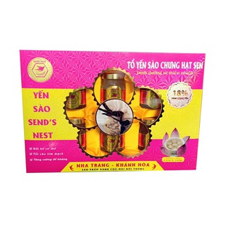 [Siêu sale] YẾN SÀO SEND'S NEST VỊ HẠT SEN 18% TỔ YẾN