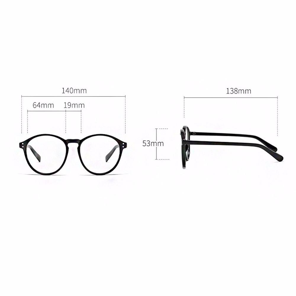 Kính Chống Bức Xạ Gọng Tròn Họa Tiết Da Báo Trong Suốt Phong Cách Retro Dành Cho Nữ
