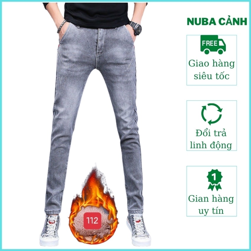 Quần jean nam cao cấp đẹp giá rẻ quần bò nuba 112 | BigBuy360 - bigbuy360.vn