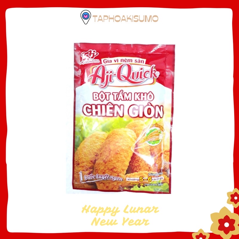 Bột tẩm khô chiên giòn Aji-quick gói 42 gram