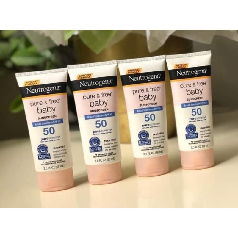 Kem chống nắng Neutrogena Pure Free Baby Sunscreen Lotion SPF 50