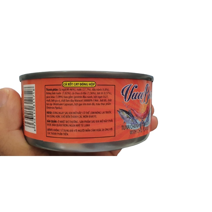 Cá ngừ xốt cay-Vua Biển-hàng xuất khẩu hoa kỳ | BigBuy360 - bigbuy360.vn