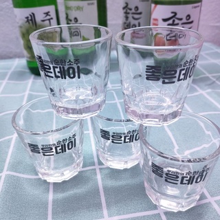 Combo 5 ly uống Soju Hàn Quốc (Soju Glass - 5pcs)