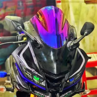 Dành Cho Yamaha R15 V3 Kính Chắn Gió Kính Chắn Gió Đua YZF R15 V3