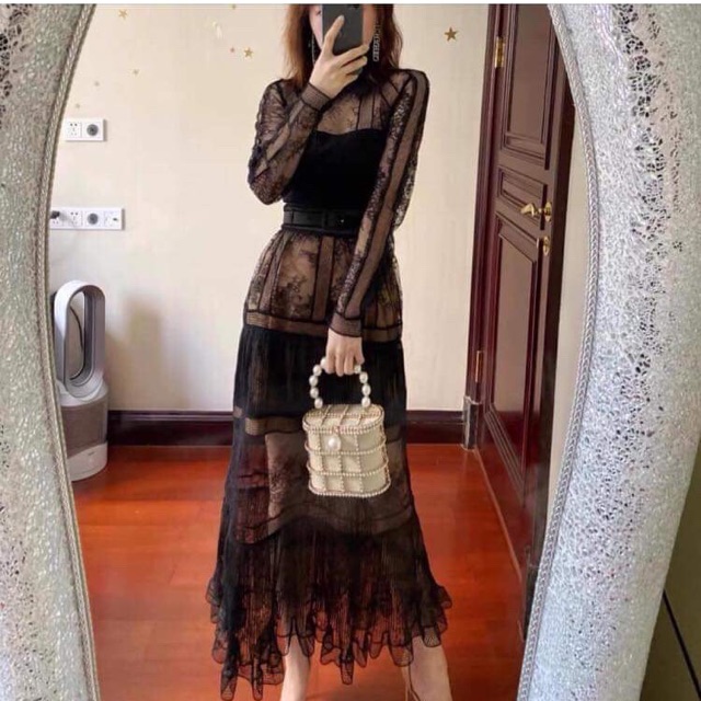 Váy ren quảng châu cao cấp shop lyy | BigBuy360 - bigbuy360.vn