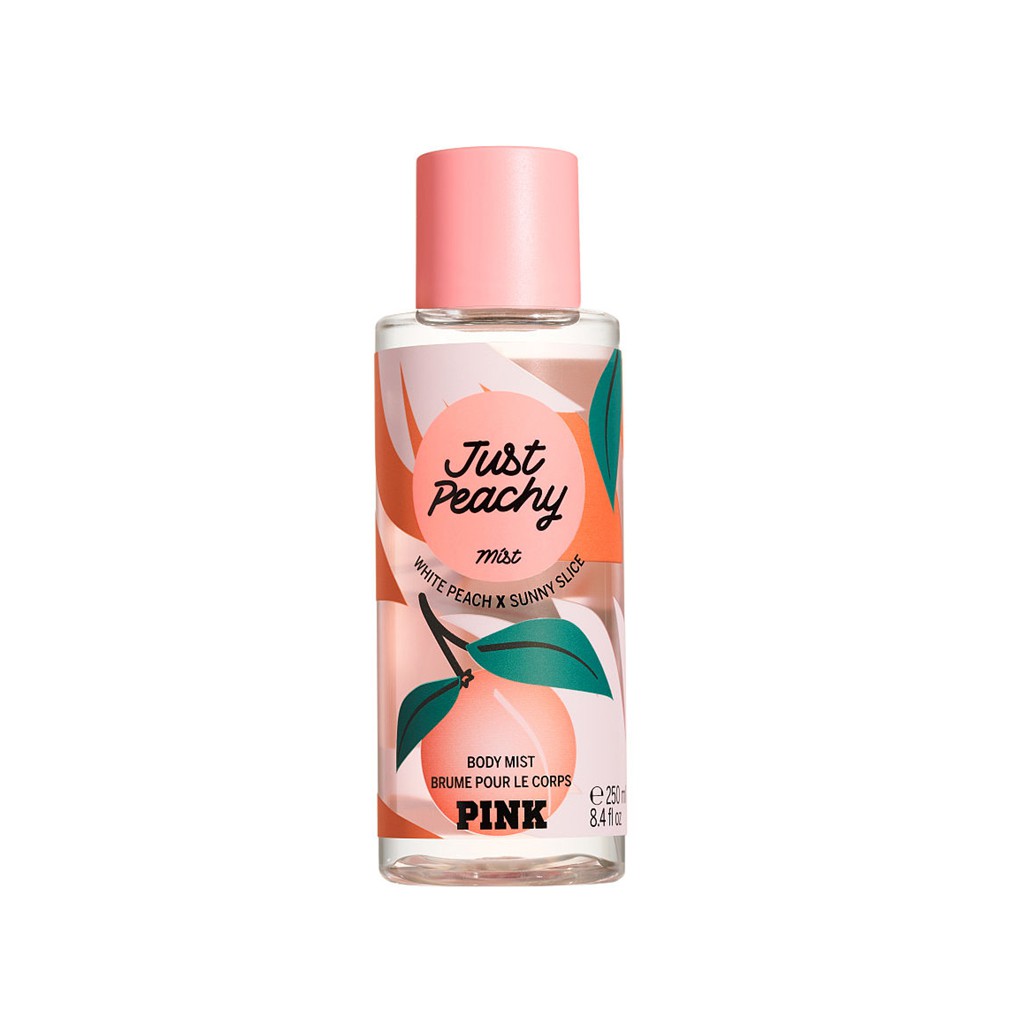 [𝐅𝐞𝐦𝐦𝐢𝐞💝] Xịt thơm toàn thân PINK Victoria Secret Just Peachy