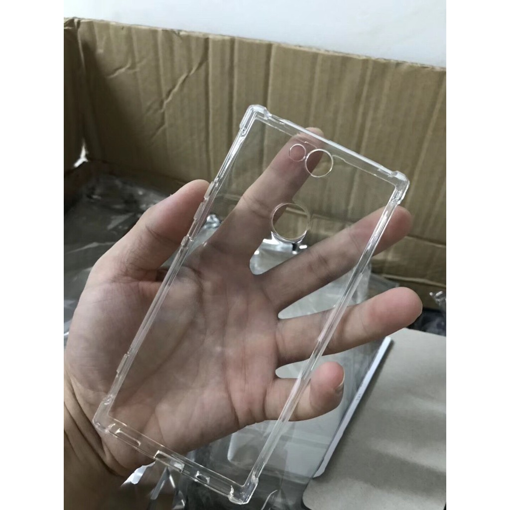 Ready Stock Transparent Shockproof Case For Sony Xperia XA2 Plus Clear Cover