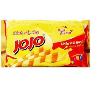 Bánh xốp ống nhân phô mai Jojo gói 125g