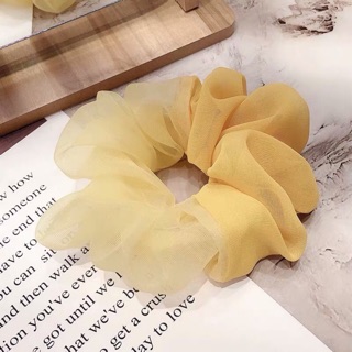 🌟Chun cột tóc Scrunchie mẫu mới,scrunchies 2 mầu