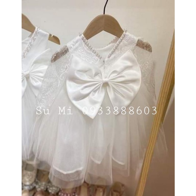 Váy công chúa ren mẫu cô dâu cao cấp hot nhất cho bé gái