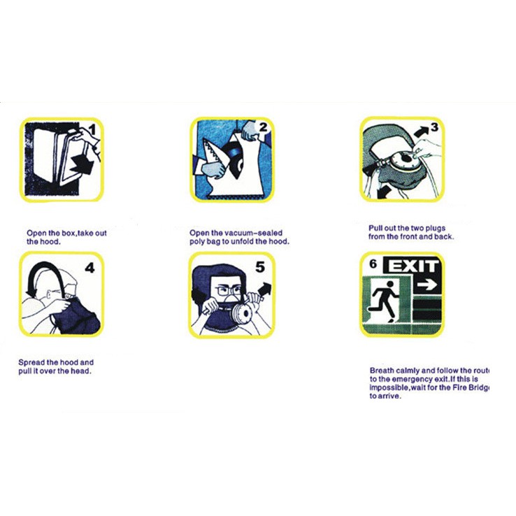 Mặt Nạ Phòng Cháy Khẩn Cấp TZL30, Hàng Nhập Khẩu, Đạt Chuẩn 3C