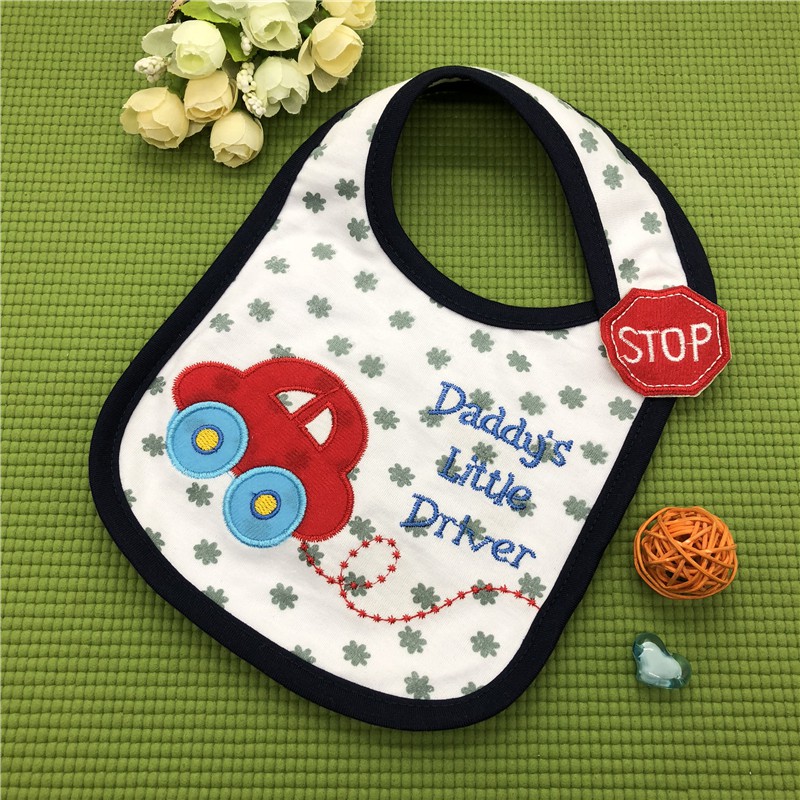 Yếm cotton 3 lớp chống thấm nước dễ dàng vệ sinh chuyên dụng cho bé