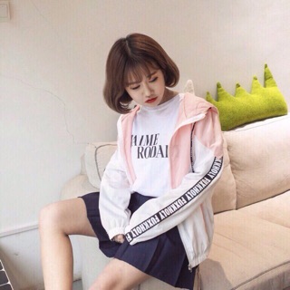 Áo khoác dù phối 2 màu siêu đẹp