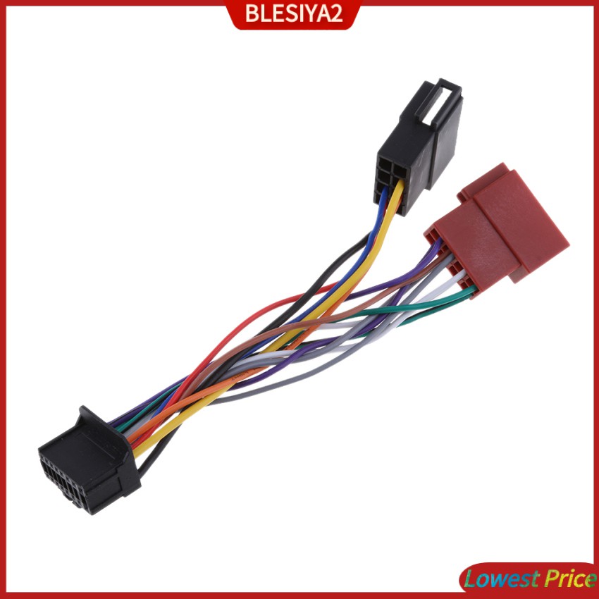 For Pioneer 2015 16 Pin to ISO Lead Wiring Loom Power Adaptor Radio Wire