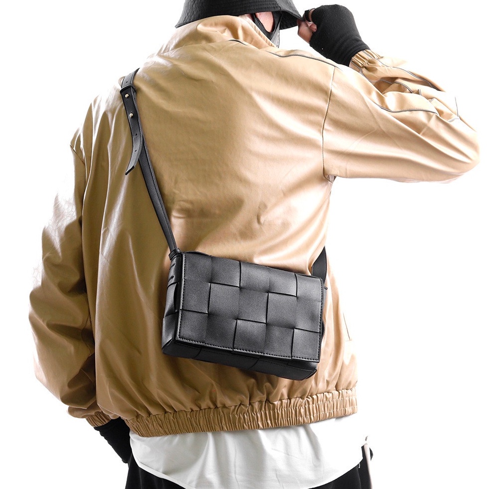 Túi Đeo Chéo Nam Nữ Knitt Bag Túi Xách Đen Thời Trang Unisex Gudi Studio