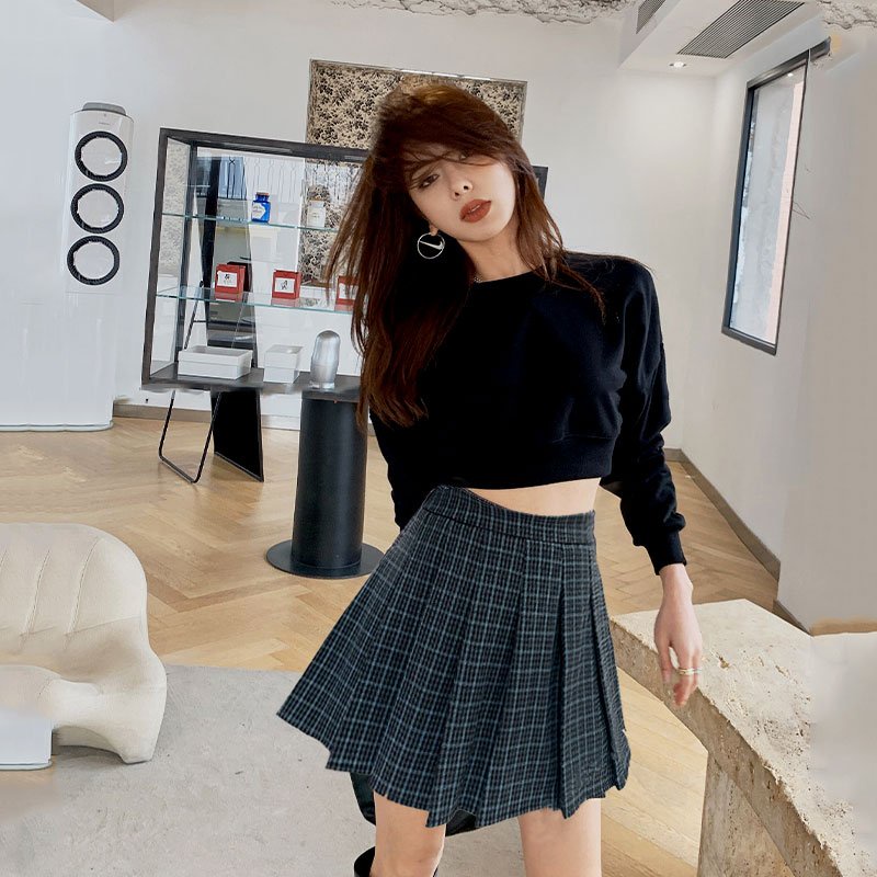 Chân váy Tennis Caro xếp ly có quần lót trong - Chất vải thô mềm - Style Ulzzang Hàn Quốc MIX đồ cực xinh | WebRaoVat - webraovat.net.vn