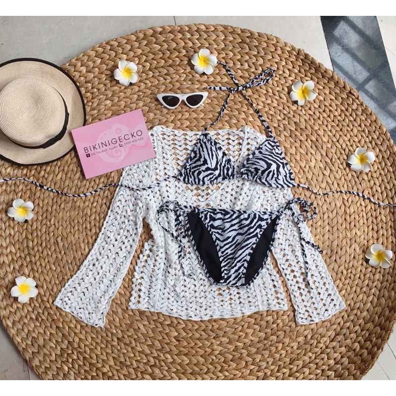 Bikini Đồ Bơi 2 Mảnh Tam Giác Sọc Ng.ựa GK0205 (Ảnh Thật) | BigBuy360 - bigbuy360.vn