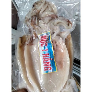Mực 1 nắng túi 1kg hàng net 7