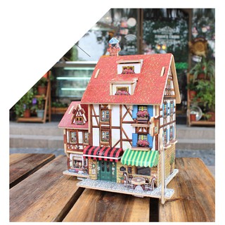 Mô hình gỗ Robotime - France Café F125